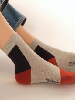 Rue Blanche Chaussettes | Chausse Multi 24P Gris Mel