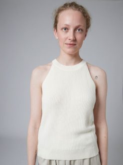Rue Blanche Hauts Et Chemises | Debardeur Ribscott 24P Blanc Casse