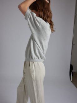 Rue Blanche Tricots | Mira Mc Top 24P Earlgrey