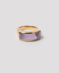 Rue Blanche Bijoux | Bague 19R46 Mauve-Lucas Jack