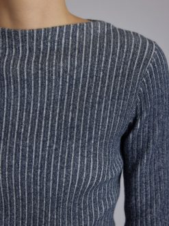 Rue Blanche Tricots | Pull Ribs Marin 24P Marine