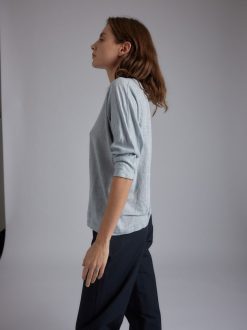 Rue Blanche T-Shirts | T-Shirt 3/4 Lino 24E Nuage