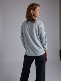 Rue Blanche T-Shirts | T-Shirt 3/4 Lino 24E Nuage