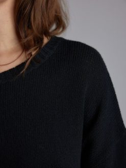 Rue Blanche Tricots | Pull Ecochain Ml 24E Noir