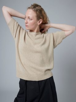 Rue Blanche Tricots | Ecochain Mc Top 24E Sable