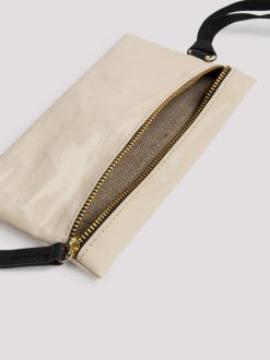 Rue Blanche Sacs | Pochette En Lin Molly Creme-Jack Gomme
