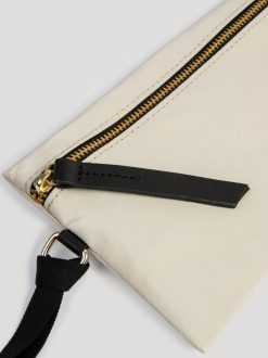 Rue Blanche Sacs | Pochette En Lin Molly Creme-Jack Gomme