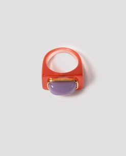 Rue Blanche Bijoux | Bague 23R06 Orange-Lucas Jack