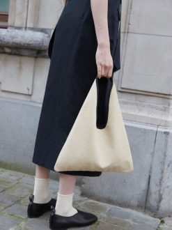 Rue Blanche Sacs | Sac A Bandouliere Triangle Canva Petit-Arron