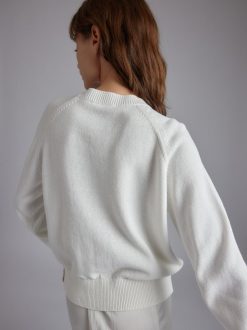 Rue Blanche Tricots | Cardigan Fresh Cardi 24E Blanc