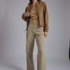 Rue Blanche Manteaux Et Vestes | Veste Cuir 24P Glaise