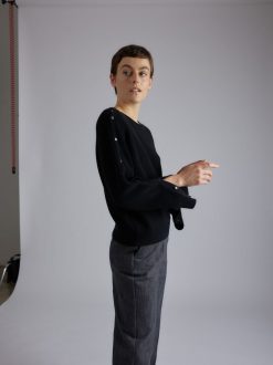 Rue Blanche Tricots | Pull Ribscott 24P Noir