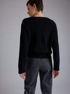 Rue Blanche Tricots | Pull Ribscott 24P Noir