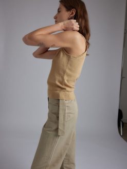 Rue Blanche Hauts Et Chemises | Debardeur Fresh 24E Camel