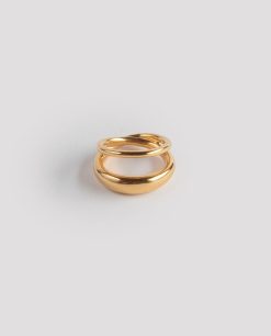 Rue Blanche Bijoux | Bague Croix Or-Dix